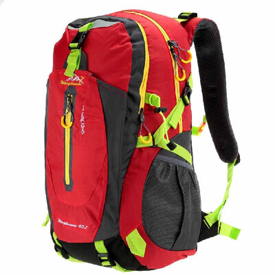 

40L Water-resistant Breathable Shoulder Backpack Outdoor Traveling Hiking Mountaineering Unisex Backpack Daypack