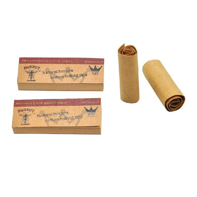 

Men Hobbies Roll Cigarette Papers Natural Smoking Cigarettes Rolling Paper Holder Wrapping Papers Filter Hemp Wraps 50pcsbooklet