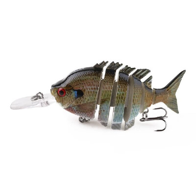 

2019 NewHENG JIA Artificial Bait for Fishing Tackle Wobbler Jointed Eel Fish Lure Hard Slow Sink Swimbait Multi Jointed High Str