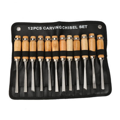 

Greensen 12pcs Hand Wood Engraving Chisels Knife Carving Sculpture Tool Set