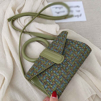 

Tailored Womens Fashion Woven Bag Woven Waist Bag Woven Shoulder Bag Messenger Bag