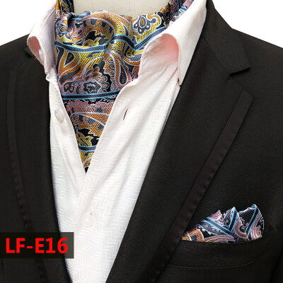 

Yongfeng tie long-term spot direct supply mens polyester temperament scarf retro mens tie square towel set