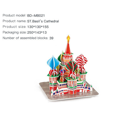 

Handmade DIY famous buildings in Europe