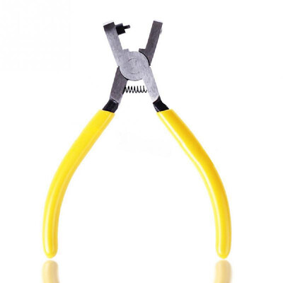

YD153 Universal Hand Leather Strap Watch Band Belt Punching Tool Hole Punch Pliers Tool Yellow Small Hole Belt Punching Tool with