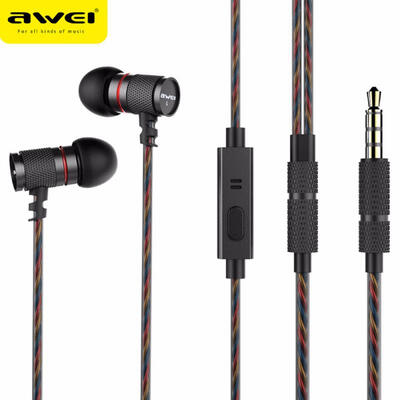 

Awei ES-660i Noise Cancelling Wired Metal In-ear Sports Headset