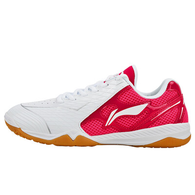 

Li Ning LI-NING badminton shoes womens ping-pong sneakers national team Aurora professional breathable non-slip training shoes APTM002-2 white red 3765
