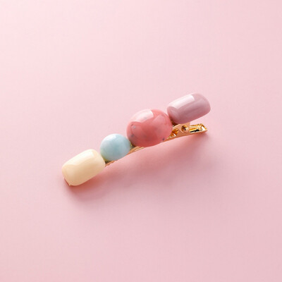 

Korea Style Cute Color Geometric Clip Side Clip Hairpin Girl Headwear Apparel Hair Accessories