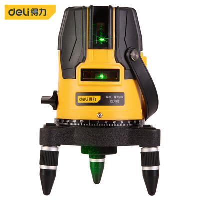 

Deli deli green light level laser 3 line infrared level glare line caster DL4162