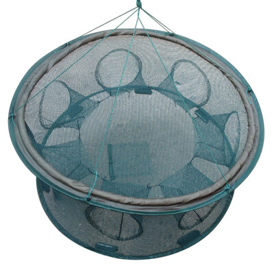 

Saidsome Portable Automatic Unfold Fishing Cages Collapsible Fishing Nets Shrimp Cage fishing bait fishing lure