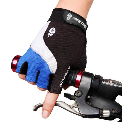 

Wolfbike Mountain Bike Bicycle Cycling 3D GEL Breathable Anti-slip Anti-shock Half Finger Gloves