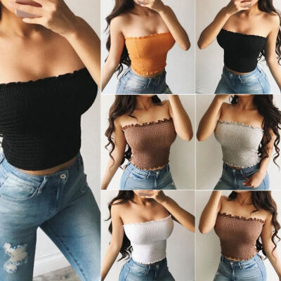 

Fashion Women Summer Tank Top Vest Sleeveless Crop Tops Blouse Casual Tee Shirt