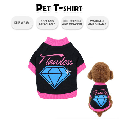 

Pet Shirts Dog T-Shirts Printed Pet Clothes Pet Spring Autumn Winter Clothes Keep Warm for Small Medium Large Dogs Cats