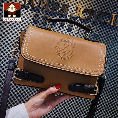 

Texture womens bag 2019 new Korean version of Joker portable Boston bag retro shoulder slung messenger bag
