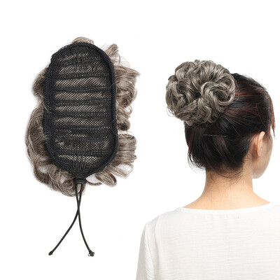

Synthetic Hair Bun Extensions Messy Hair Scrunchies Hair Pieces for Women Hair Donut Updo Ponytail