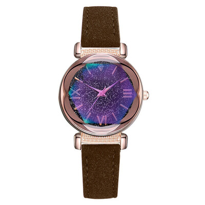 

Best Selling Women Watches Fashion Leather Strap Dial Ladies Quartz Wristwatch Romantic Starry Sky Clock Gift Zegarki Damskie