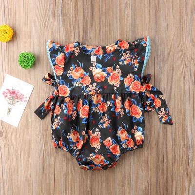 

New Newborn Baby Girl Romper Floral Bodysuit Jumpsuit Sunsuit Summer Outfits Clothes