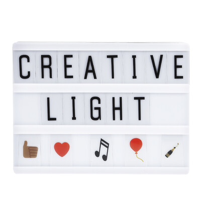 

DIY Cinema Letters LED Light Box