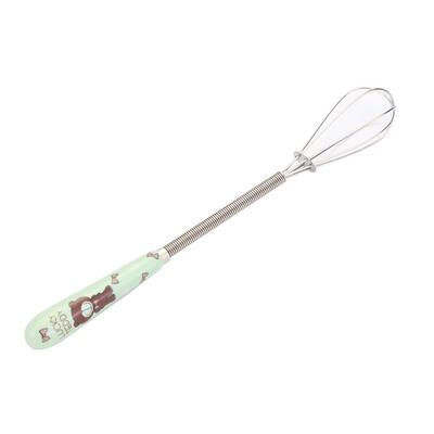 

Ceramic Handle Stainless Steel Hand Egg Beater Manual Egg Stirring Whisk