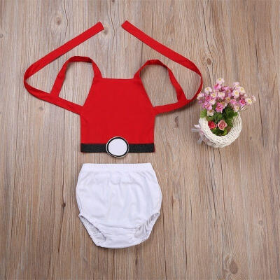 

Pokemon Infant Kids Baby Girls Clothes Sleeveless TopsBottoms 2pcs Outfits Set