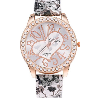 

Relogio Feminino WomenS Creative Watch Leather Band Stainless Steel Quartz Wristwwatch Ladies Diamond Luxury Watches