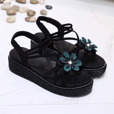 

Poe&Roman sandals summer 2019 new style 100 womens shoes platform shoes with platform&platform beach shoes for student