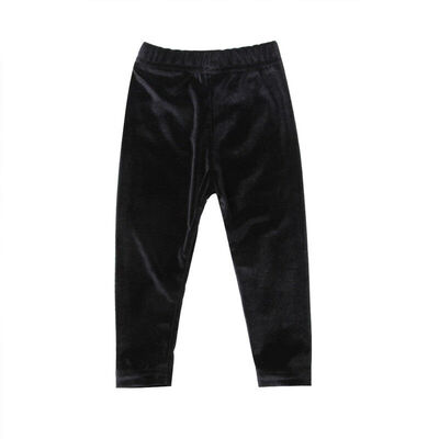 

Infant Kids Baby Girl Bottom Gold Velvet Long Pants Trouser Clothes Autumn