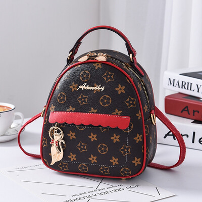 

Korean edition Chao Shoulder Bag Womens Fashion Baitao Leisure Single Shoulder Slant Bag Mini Backpack Womens Bag