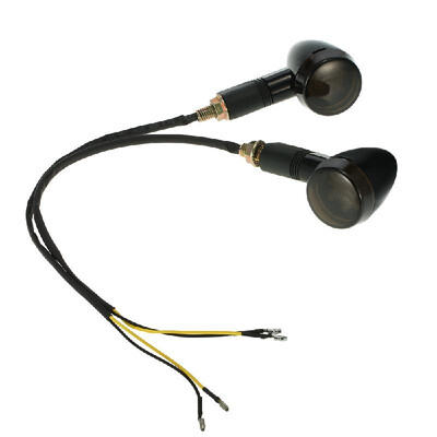 

One Pair of Motorcycle LED Turn Signal Light for Cafe Racer Custom Universal