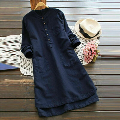 

Womens Ladies Summer Loose Baggy Tops Casual Dress Tunic T Shirts Plus Size