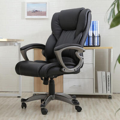 

Executive Manger PU Leather Office Chair High Back Desk Conference Office Room