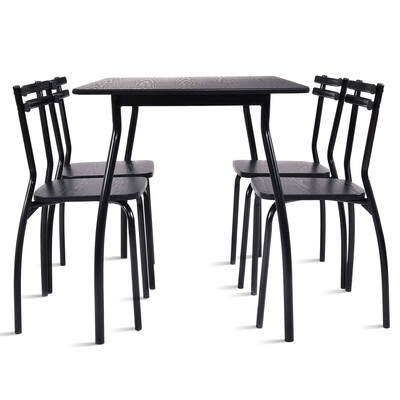 

5 pcs Dining Table&Chair Set