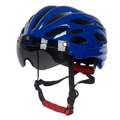 

Bike Bicycle Cycling Helmet Outdoor Sports Riding MTB Bike Bicycle Safety Protection Helmet with Detachable Magnetic Shield Goggle