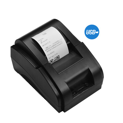 

Desktop 58mm USB Direct Thermal Receipt Printer Bill Clear Printing Compatible with ESCPOS Print Commands Set Support Cash Drawer