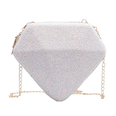 

Creative Diamond Shaped Shoulder Bag Sequins Women Chain Crossbody Bags