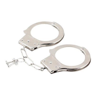 

Creative police handcuffs toy with Double Lock Keys