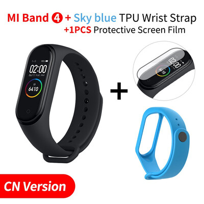 

2019 Original Xiaomi Mi Band 4 band3 Smart Color Screen Bracelet Heart Rate Fitness 135mAh Bluetooth50 50M Swimming Waterproof