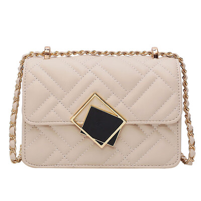 

2019 small ck summer new wild female bag starry sequins small square bag Korean version of the shoulder slung chain small bag