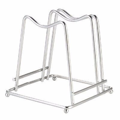 

Stainless Steel Cutting Board Holder Chopping Board Stand Rack Kitchen Household Organizer