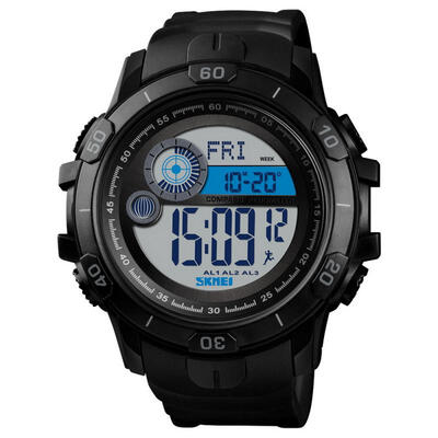 

SKMEI Mens Digital Sports Watch Waterproof Outdoor Military Wristwatch With LED Backlight Calories Mileage Calculators