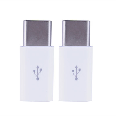 

2pcs Type-C Male to Micro USB Female Converter Type-C Adapter