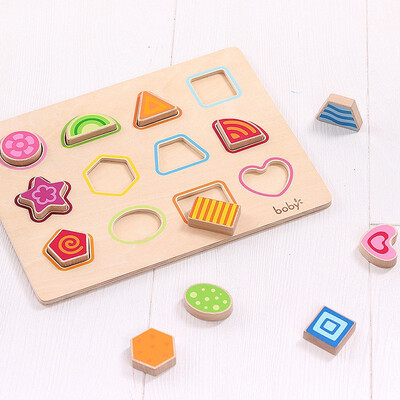 

Boby beech puzzle blocks baby early education educational toys 3d puzzle three-dimensional puzzle 7229