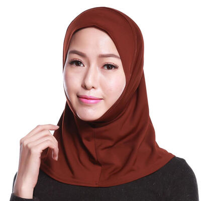 

Islamic Muslim Women\s Hijab Scarf Solid Color Arab Neck Cover Wrap Headwear