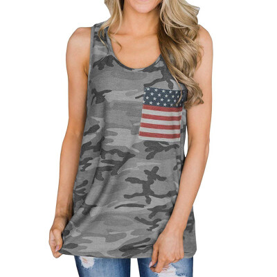 

US Flag Camouflage Vest