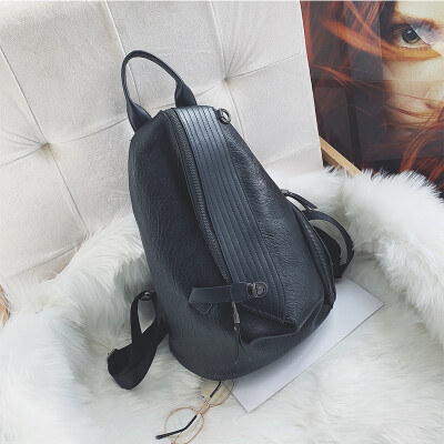 

Bag female 2019 new wave Korean version of the wild Messenger large capacity port wind texture fashion backpack student backpack