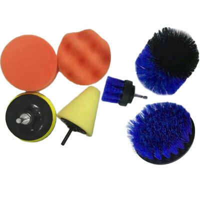 

7pcs Electric Washing Brush Cleaning Brush Set 14 Quick Shaft 625MM Durable