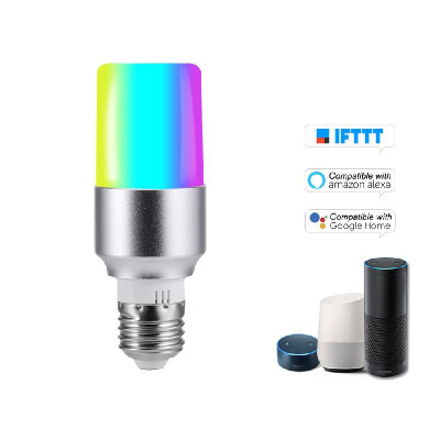 

V15 Smart WIFI LED Bulb RGBW LED Bulb 6W E27 Dimmable Light Phone Remote Control Group Control Compatible with Alexa Google Home