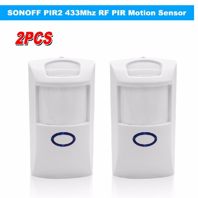 

5PCS SONOFF PIR2 Wireless Dual Infrared Detector 433Mhz RF PIR Motion Sensor Smart Home Automation Security Alarm System for Amazo