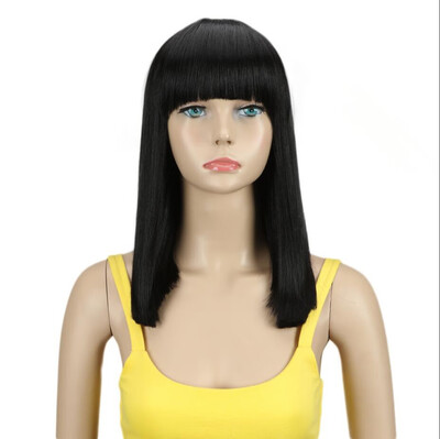 

Noble Short Wigs High Temperature Synthetic Hair Wigs 14 Inch Red Synthetic Wigs For Black Women 4 Colors Choice Heat Resistant