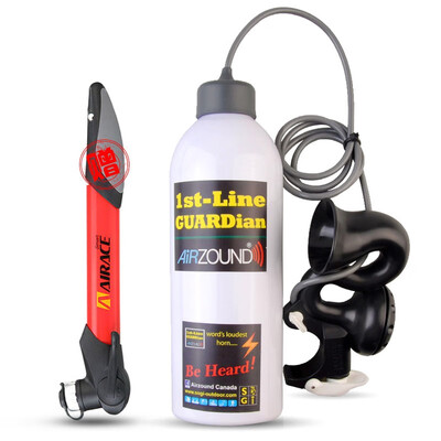 

Cyclone inflatable horn whistle high decibel bicycle horn mountain bike bell loud aluminum bottle riding accessorie