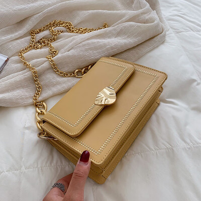 

Summer small fresh womens bag 2019 new texture French small foreign fashion texture slung fashion